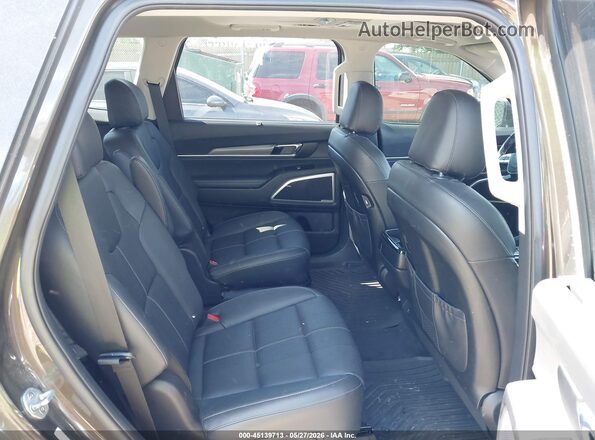 5XYP3DHC4MG113333 2021 KIA TELLURIDE Brown VIN კოდის სტიკერის ხედი