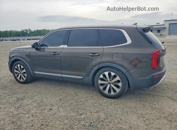 5XYP3DHC6MG112796 2021 KIA TELLURIDE Green Հետևի ձախ
