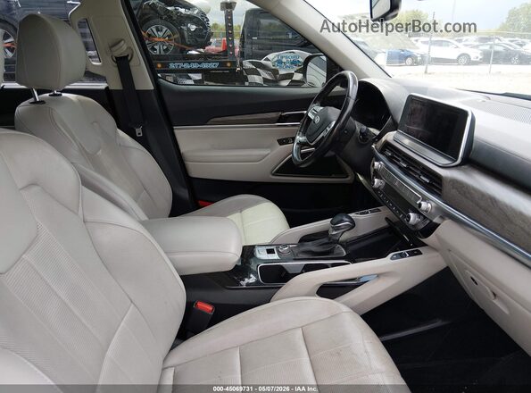 5XYP3DHC6MG178989 2021 KIA TELLURIDE Gray Вид салону спереду