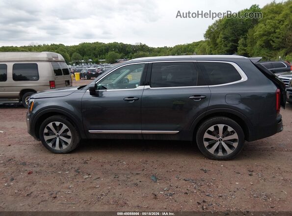 5XYP3DHC7MG132829 2021 KIA TELLURIDE Gray Widok wnętrza 360 stopni