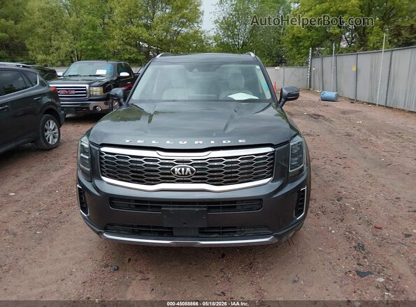 5XYP3DHC7MG132829 2021 KIA TELLURIDE Gray Widok zestawu wskaźników