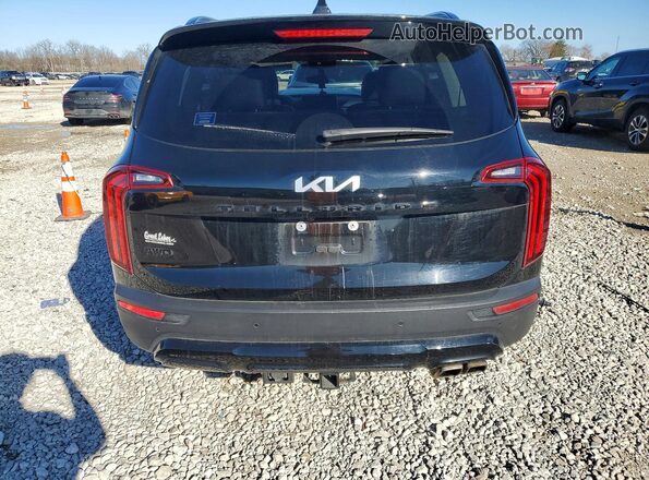 5XYP3DHC9NG307325 2022 KIA TELLURIDE Black Widok z tyłu