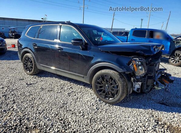 5XYP3DHC9NG307325 2022 KIA TELLURIDE Black Przód prawy