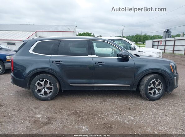5XYP3DHCXLG027698 2020 KIA TELLURIDE Gray Rear interior view