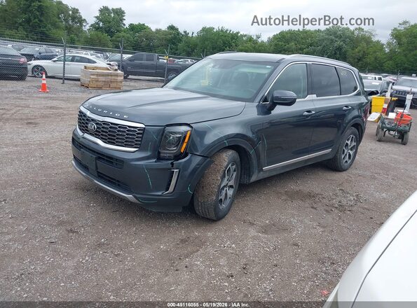 5XYP3DHCXLG027698 2020 KIA TELLURIDE Gray Front left