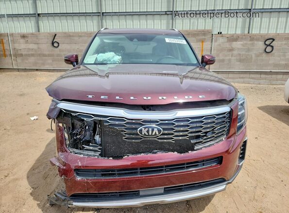 5XYP3DHCXMG188960 2021 KIA TELLURIDE Burgundy 