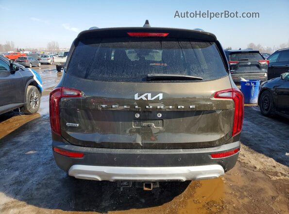 5XYP3DHCXNG299963 2022 KIA TELLURIDE Green Vista trasera