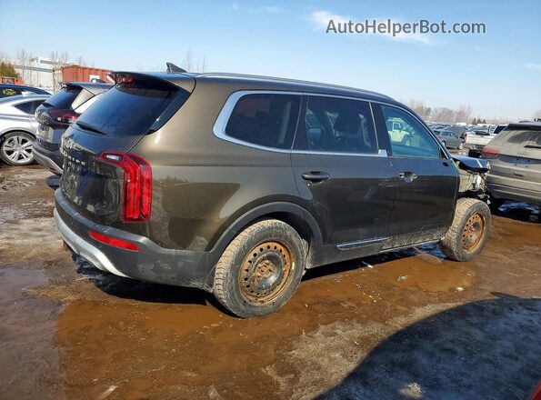 5XYP3DHCXNG299963 2022 KIA TELLURIDE Green Trasero derecho