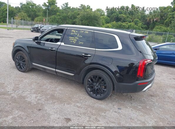 5XYP54HC1NG231464 2022 KIA TELLURIDE Black Trasero izquierdo