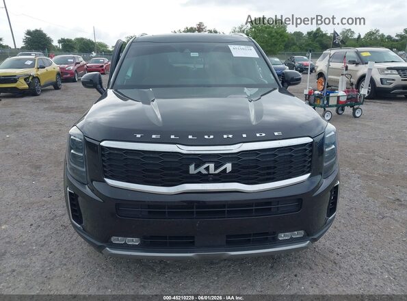 5XYP54HC1NG231464 2022 KIA TELLURIDE Black Vista del cuadro de instrumentos