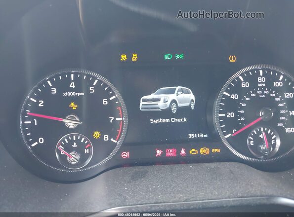 5XYP54HC6NG218421 2022 KIA TELLURIDE Коричневый 