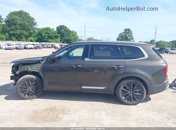 5XYP54HC6NG218421 2022 KIA TELLURIDE Коричневый 