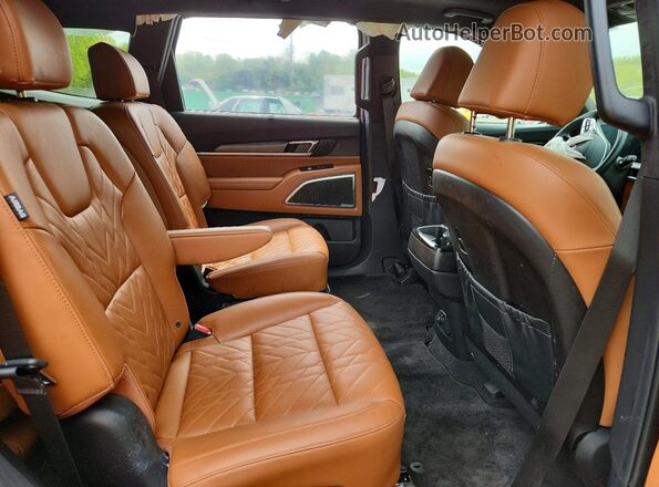 5XYP5DGC1RG539516 2024 KIA TELLURIDE Burgundy Widok wnętrza z tyłu