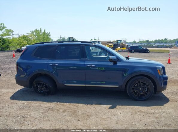 5XYP5DGC2PG348832 2023 KIA TELLURIDE Синий Вид задней части салона