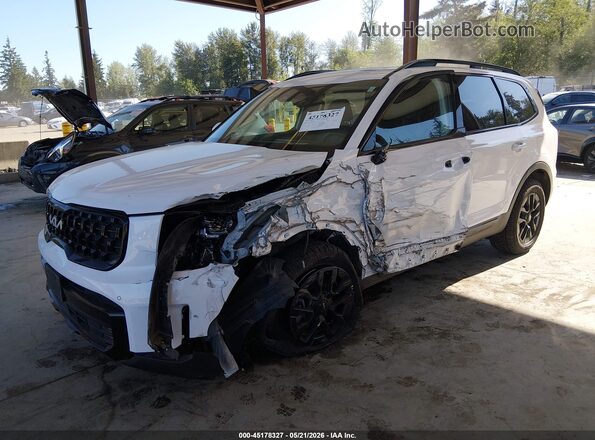 5XYP5DGC2RG459299 2024 KIA TELLURIDE White Առջևի ձախ երեք քառորդ տեսարան