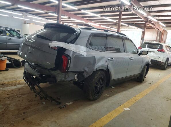 5XYP5DGC2RG496742 2024 KIA TELLURIDE Gray Trasero derecho
