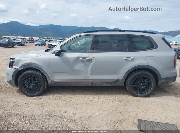 5XYP5DGC3PG385081 2023 KIA TELLURIDE Gray Սալոնի 360 աստիճան տեսք