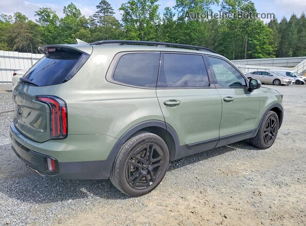 5XYP5DGC6RG479555 2024 KIA TELLURIDE Green Задня права чверть