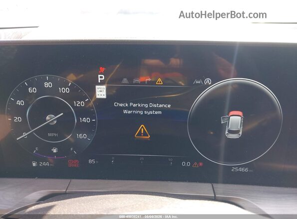 5XYP5DGC7RG550228 2024 KIA TELLURIDE Gray უკანა სავარძლების ხედი
