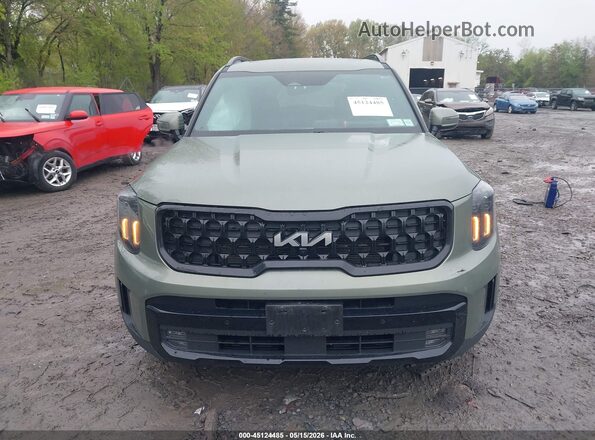 5XYP5DGC8RG461204 2024 KIA TELLURIDE Green Instrument cluster view