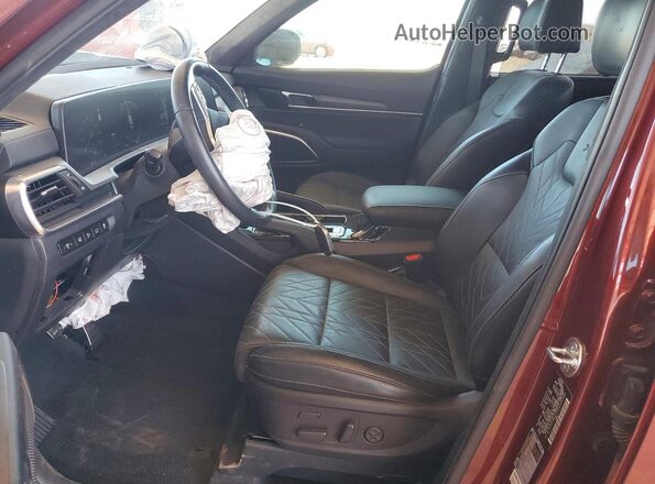 5XYP5DGC9RG546469 2024 KIA TELLURIDE Burgundy Front interior view