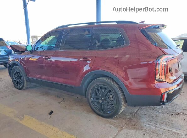 5XYP5DGC9RG546469 2024 KIA TELLURIDE Burgundy Rear left