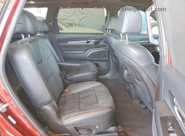 5XYP5DGC9RG546469 2024 KIA TELLURIDE Burgundy Rear interior view
