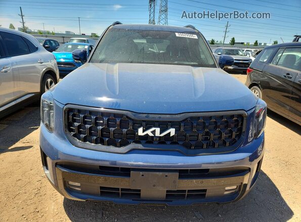 5XYP5DGCXRG433615 2024 KIA TELLURIDE Синий 