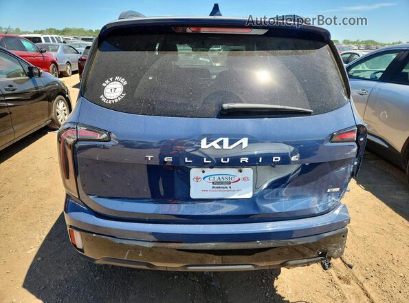 5XYP5DGCXRG433615 2024 KIA TELLURIDE Синий 