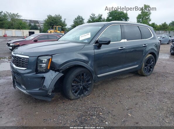5XYP5DHC0LG045993 2020 KIA TELLURIDE Серый Передняя левая четверть