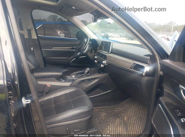 5XYP5DHC1MG134618 2021 KIA TELLURIDE Black Widok wnętrza z przodu