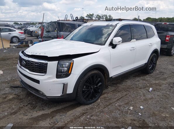 5XYP5DHC2LG046725 2020 KIA TELLURIDE White Front left
