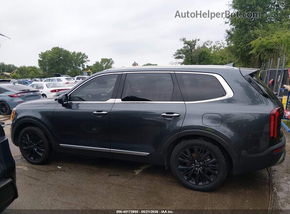 5XYP5DHC6MG128233 2021 KIA TELLURIDE Gray Սալոնի 360 աստիճան տեսք
