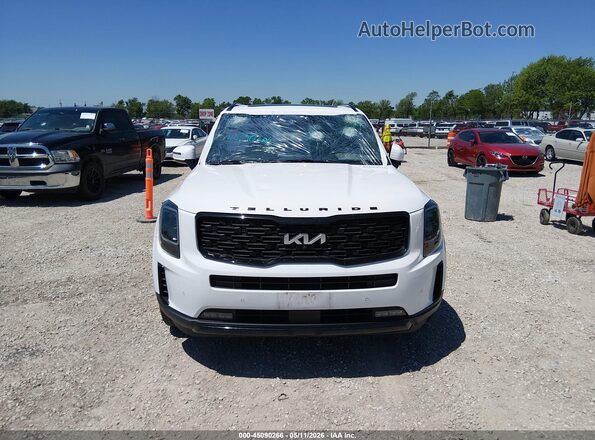 5XYP5DHC7NG207170 2022 KIA TELLURIDE White ხელსაწყოთა პანელის ხედი