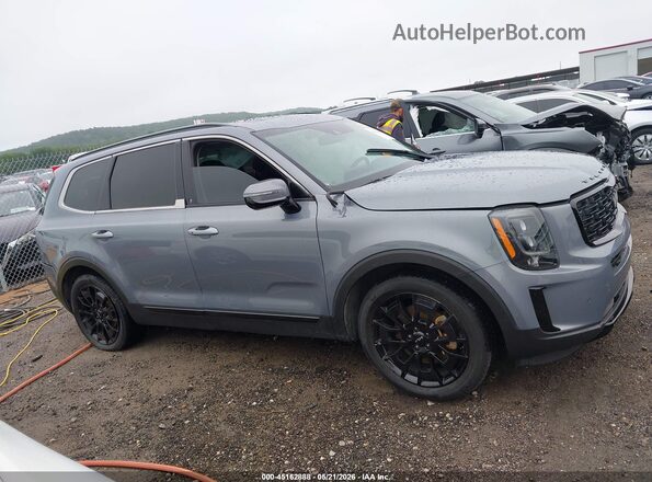 5XYP5DHC7NG270303 2022 KIA TELLURIDE Gray Widok wnętrza z tyłu