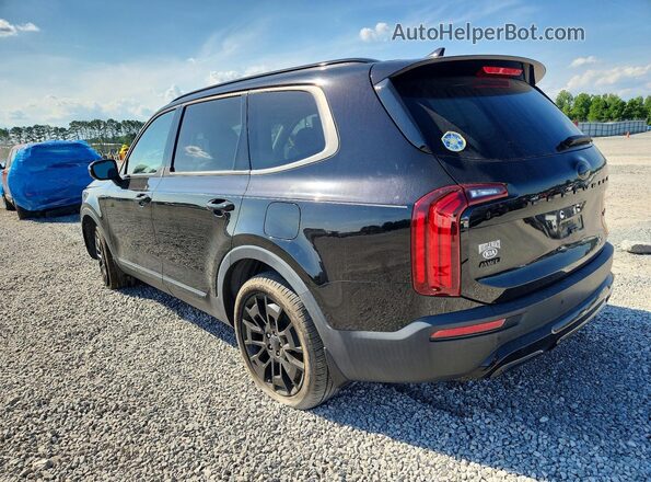 5XYP5DHC8MG096224 2021 KIA TELLURIDE Black Հետևի ձախ