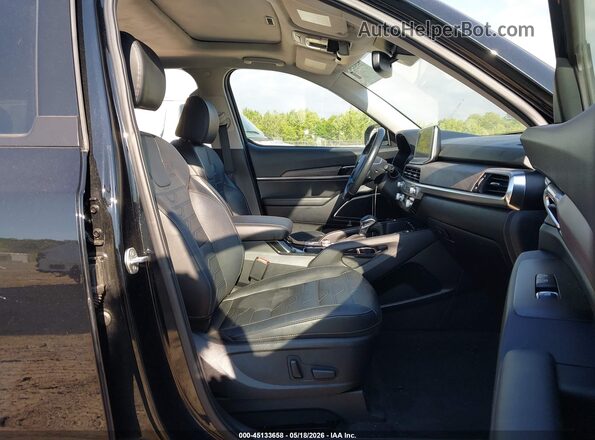 5XYP5DHCXNG321499 2022 KIA TELLURIDE Black Widok wnętrza z przodu