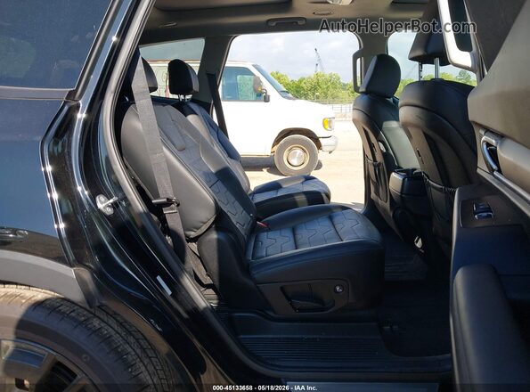 5XYP5DHCXNG321499 2022 KIA TELLURIDE Black Widok naklejki z numerem VIN