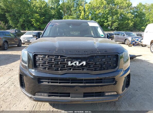 5XYP5DHCXNG321499 2022 KIA TELLURIDE Black Widok wnętrza z tyłu
