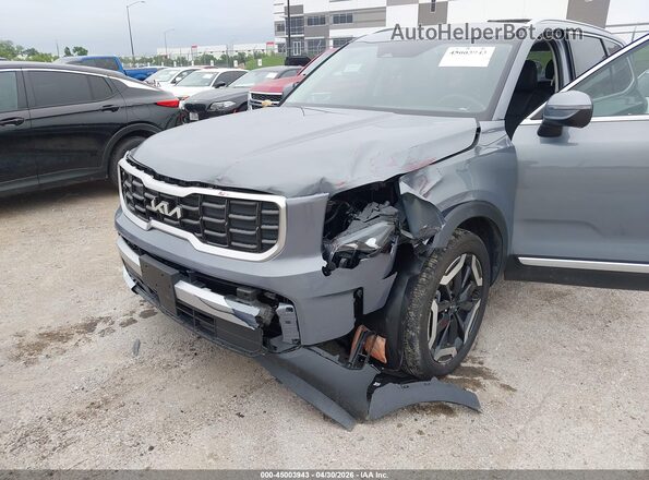 5XYP64GC2SG700281 2025 KIA TELLURIDE Gray Widok z przodu