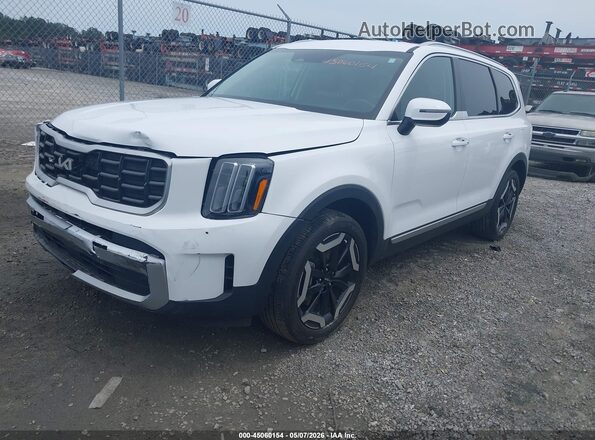 5XYP64GC4RG413678 2024 KIA TELLURIDE White Առջևի ձախ երեք քառորդ տեսարան