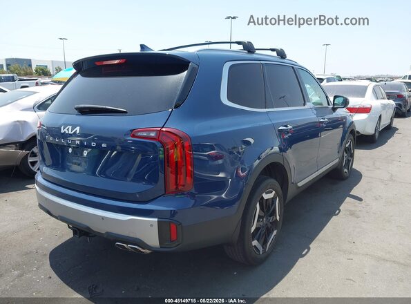 5XYP64GC5RG510128 2024 KIA TELLURIDE Синий 