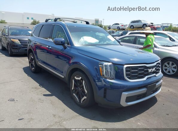 5XYP64GC5RG510128 2024 KIA TELLURIDE Синий 