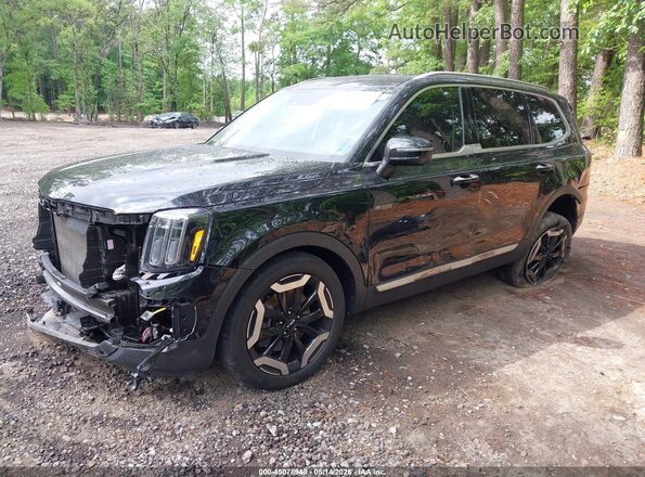 5XYP64GC8PG376101 2023 KIA TELLURIDE Черный Передняя левая четверть