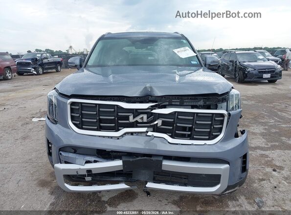 5XYP64GC9SG706952 2025 KIA TELLURIDE Blue Вид щитка приладів