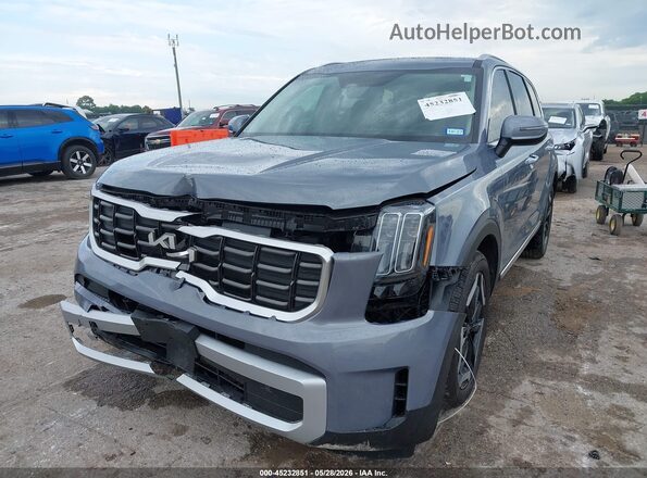 5XYP64GC9SG706952 2025 KIA TELLURIDE Blue Передня ліва чверть