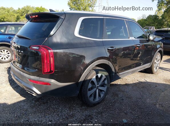 5XYP64HC8NG229062 2022 KIA TELLURIDE Black Tył prawy