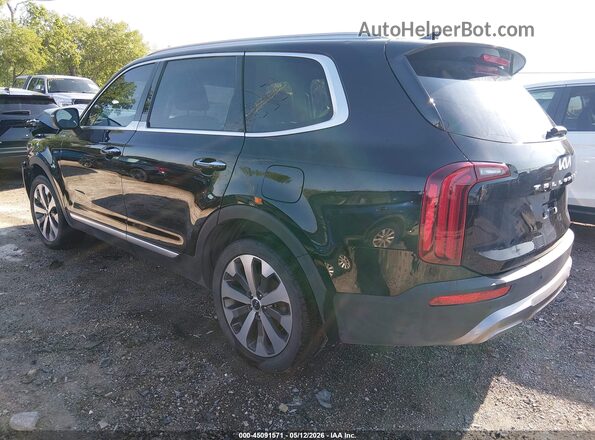5XYP64HC8NG229062 2022 KIA TELLURIDE Black Tył lewy