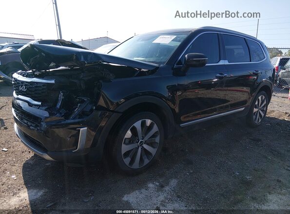 5XYP64HC8NG229062 2022 KIA TELLURIDE Black Przód lewy