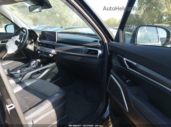 5XYP64HC8NG229062 2022 KIA TELLURIDE Black Widok wnętrza z przodu